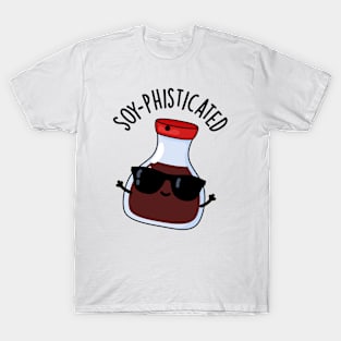 Soy-pohisticated Funny Soy Sauce Pun T-Shirt